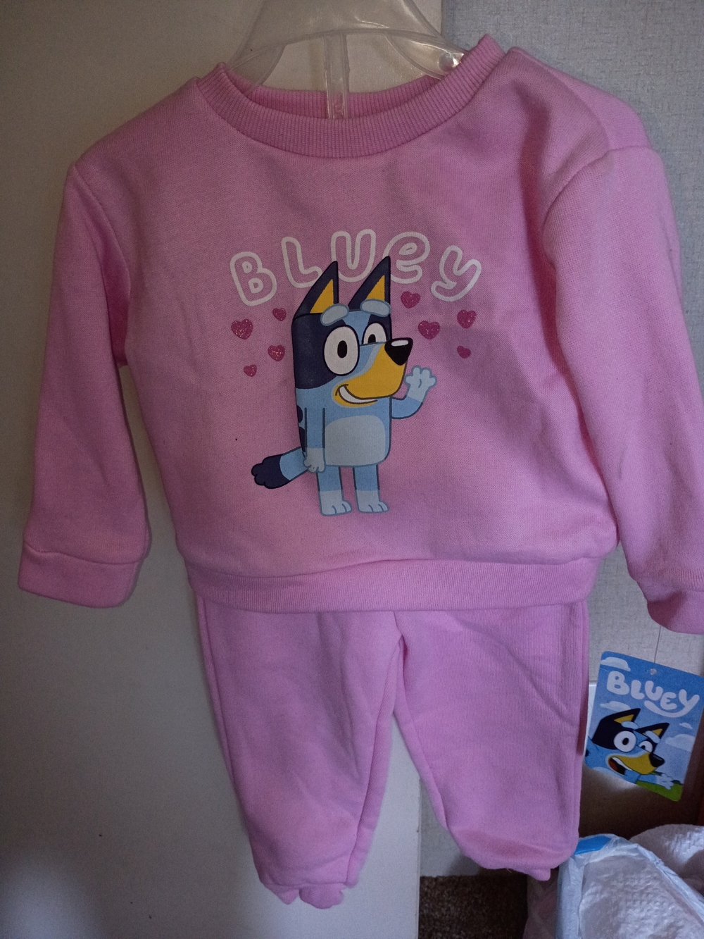 Kids "Bluey" Pink Pajama Set